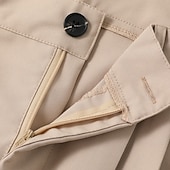 preiswerte Schlank-Herren Hose Anzughose Freizeithose Faltenhose Fronttasche Gerader Schnitt Mehrfachpackung Einfach Komfort Volle Länge Hochzeit Geschäft Lässig Mode Klassisch Braun + Schwarz Marineblau+Braun