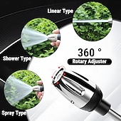 Недорогие Системы полива и орошения-Мойка высокого давления Waterblitz, модернизированная модель Waterblitz 2025, различные эффекты распыления, насадка для шланга Waterblitz с вращением на 360 градусов