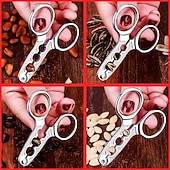 economico Utensili e gadget da cucina-1/2 strumento per rompere i semi: apriscatole per semi di girasole, apriscatole per gusci di noci, pinoli, nocciole &amp;sgranare gli snack, pratico gadget da cucina
