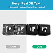 abordables Cuidado Personal &amp; Salud-Pastillero mensual 28 días, pastillero, organizador de medicamentos, organizado por semana, pastillero grande de 4 semanas con estuche a prueba de polvo para aceites de pescado, vitaminas, suplementos