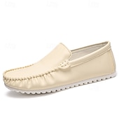 preiswerte Sneaker für Herren-Rote Slipper aus Kunstleder für Herren – leichte Freizeitschuhe für den Alltag und auf Reisen
