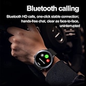 abordables Relojes inteligentes-iMosi ET472 Reloj inteligente 1.53 pulgada Smartwatch Reloj elegante Bluetooth ECG + PPG Podómetro Recordatorio de Llamadas Compatible con Android iOS Mujer Hombre Llamadas con Manos Libres