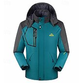 economico Fleece &amp; Giacche 3 in 1-Per uomo Giacca softshell Giacca da escursionismo Giacca in Pile Giacca termica Inverno All&#039;aperto Patchwork Calore Termico Impermeabile Antivento Top Nero Verde militare Rosso Blu Blu scuro
