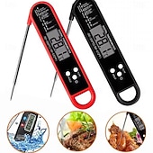 お買い得  キッチン用品＆小物-デジタルキッチン調理用食品温度計、肉、水、牛乳調理、グリル、屋外バーベキュー用、防水、瞬時に読み取れるデジタル温度センサー