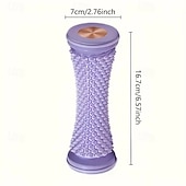 baratos Cuidados Pessoais &amp; Saúde-1 rolo de massagem para os pés para fáscia plantar – exercitador de pés doméstico não elétrico, material plástico para maior conforto dos pés