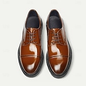 Недорогие Классическая обувь-Мужские светло-коричневые туфли-оксфорды, классические деловые туфли на шнуровке с отделкой в стиле броги для офиса, свадеб и вечерних мероприятий