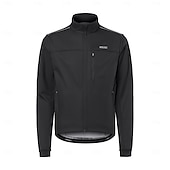 cheap Men&#039;s Jackets &amp; Gilets-Arsuxeo Men&#039;s Cycling Jacket Windbreaker Fleece Jacket Winter Warm Ventilation Back Pocket Comfortable Bike Jacket Tracksuit Mountain Bike MTB Road Bike Cycling City Bike Cycling Black Red Blue Bike