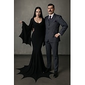  Γοτθικό Τρόμου Σκοτεινή Ακαδημία Κοστούμια & Σακάκια Κοστούμια για ζευγάρια αποκριάτικων ομάδων Φανταχτερή στολή Γκόθικ for Για Ζευγάρια Ανδρικά Γυναικεία Ενήλικες Απόκριες Επίδοση Πάρτι Μασκάρεμα