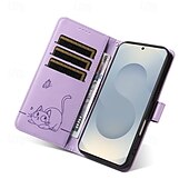 levne Ostatní pouzdra-telefon Carcasă Pro Google Pixel 10 Pro XL Pixel 9 Pro XL Pixel 8 Pro Pixel 7 Pro Pouzdro na peněženku Ochrana celého těla s Lanyardem Nárazuvzdorné Kočka Retro PU kůže
