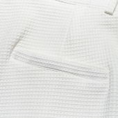 Χαμηλού Κόστους Χύμα-Ανδρικά Παντελόνια Παντελόνι επίσημο Φαρδύ παντελόνι Παντελόνι βάφλας Τσέπη Πλατύ Πόδι Σκέτο Αναπνέει Πλήρες μήκος ΕΞΩΤΕΡΙΚΟΥ ΧΩΡΟΥ Πάρτι Επιχείρηση Διακοπές Μοντέρνα Μαύρο Λευκό Ανελαστικό