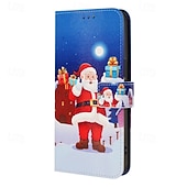 Недорогие Чехлы для iPhone-телефон Кейс для Назначение SSamsung Galaxy 17 Pro Max 17 Air i16 15 14 Pro Max Plus 13 Pro Max Кошелек для карт Полная защита тела с ремешком Защита от удара Рождество ТПУ Кожа PU