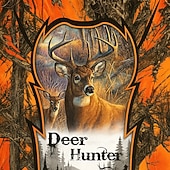 tanie Hunting Sweatshirts-Men's Deer Sweatshirt Hunting Long Sleeve Crew Neck Outdoor Sports Outdoor Orange Crewneck 3D All Seasons Designer S M L XL XXL XXXL
