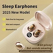 abordables Écouteurs Bluetooth sans fil-Écouteurs intra-auriculaires sans fil Bluetooth 5.3, mini-écouteurs tactiles, réduction du bruit, confortables, pour le bureau