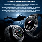 cheap Smartwatch-X28 Smart Watch 1.43 inch Smartwatch Fitness Running Watch Bluetooth Pedometer Call Reminder Activity Tracker Compatible with Android iOS Women Men GPS Long Standby Waterproof IP68 22mm Watch Case