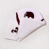 billige Lue lue-Herre Unisex Beanie lue Vinterhatter Luer 骷髅头毛线帽 Strikk lue Svart Vin Akryl Fiber Jacquard Strikket Koselig Halloween Dagligdagstøy Festival Hodeskaller Varm