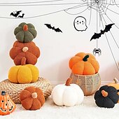cheap Throw Pillows &amp; Covers-Creative Pumpkin Pillow Plush Cushion, Halloween &amp; Christmas Decorative Throw Pillow for Sofa, Bed, and Home Decor