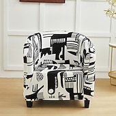 preiswerte Sesselabdeckung &amp; Armless Chair Cover-Polarfleece-Clubsesselbezug, haustierfreundlicher Stretch-Wannensesselbezug, Einzelsofa-Couchbezug für Haustiere, waschbarer Möbelschutz für das Wohnzimmer