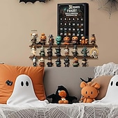 Χαμηλού Κόστους Halloween Hanging &amp; Tabletop Decorations-15/7/31 ημέρες νύχτες τρόμου κουτί αντίστροφης μέτρησης για το Halloween με φιγούρες ημερολόγιο advent για το Halloween 2025 κουτί δώρου τρομακτική κούκλα συλλεκτικές φιγούρες τρόμου κρεμαστά γούρι