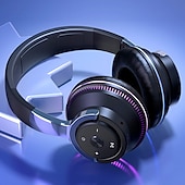 billiga Hörlurar för på och över örat-Bluetooth-hörlurar trådlösa hörlurar med mikrofon USB-adapter headset brusreducerande stereo vikbar bas för TV-hörlurar