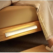 Lampe sous meuble, capteur magnétique intelligent sans perforation, lampes LED rechargeables, veilleuse magnétique sans fil à induction intelligente du corps humain pour cuisine, escaliers, abordables Éclairage d'armoire-Lampe sous meuble, capteur magnétique intelligent sans perforation, lampes LED rechargeables, veilleuse magnétique sans fil à induction intelligente du corps humain pour cuisine, escaliers,