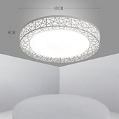 cheap Lantern Design-Modern Round LED Ceiling Light, Creative Metal Acrylic Design Lighting Dimmable with Remote Control Minimalist Ceiling Lamp Living Room Lamp Hallway, Bedroom