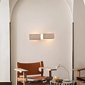 levne Vnitřní nástěnná světla-nástěnná lampa, travertin ve stylu japonského wabi-sabi, ložnice, obývací pokoj, zadní stěna, chodba, hotel