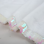 abordables Costumes de fête-Homme Veste blazer Col châle Mode Fête Paillettes Couleur Unie Blazer Rose Claire Coupe sur mesure à boutonnage simple à un bouton