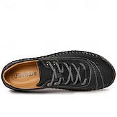 cheap Casual Lace-Up Shoes-Men's Brown Lace-Up Casual Shoes with Stitched Detailing, Comfortable Design for Daily Wear, Outdoor Adventures and Weekend Getaways