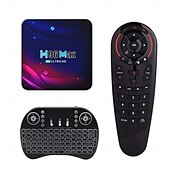 Χαμηλού Κόστους TV Boxes-h96 max v11 rk3318 4k hd youtube google play 2.4g 5g wifi bt4.0 δέκτης media player hdr usb 3.0 4gb 32gb 64gb smart android 11 tv box