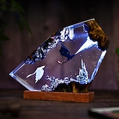 זול אורות דקורטיביים-0.3 מ ' ערכות תאורה 1 נוריות לבן קר אורות צמחים מלאכותיים יצירתי 5 V