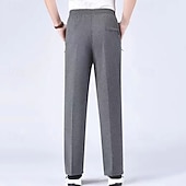 baratos Calças de Corrida &amp; Meias-Homens Calças de perna reta Calças de Dormir Com bolsos Calças Ginásio Roupa Esportiva Dar certo Outono &amp; inverno Academia Exterior Corrida Delgado Roupa de esporte Roupas Esportivas Cor Sólida Preto