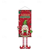 2025 nieuw wandtapijt voor slaapkamerdecoratie, deurdecoratie, etalage van hotel en winkelcentrum, festivaldecoratie, stoffen ornament voordelige kerst tapijt opknoping-2025 nieuw wandtapijt voor slaapkamerdecoratie, deurdecoratie, etalage van hotel en winkelcentrum, festivaldecoratie, stoffen ornament