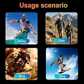 رخيصةأون الكاميرا والتصوير-كاميرا جيب عامة بدقة 4K وكاميرا فيديو بدقة 48 ميجابكسل مع عدسة بزاوية واسعة 160 درجة وشاشة قابلة للدوران 180 درجة وشاشة مقاس 3.2 بوصة وتثبيت الجيروسكوب وتسجيل الحركة البطيئة