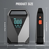 رخيصةأون أدوات إصلاح السيارات-جهاز تشغيل السيارة متعدد الإمكانات، مضخة قابلة للنفخ، شاحن محمول 8000 مللي أمبير في الساعة، جهاز تشغيل تلقائي، مشغل بطارية السيارة في حالات الطوارئ