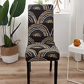 כיסוי לכיסא אוכל נמתח, כיסוי מושב קצר נשלף ורחיץ ידידותי לחיות מחמד, מגן כיסא עמיד למלון, חדר אוכל, אירועים, מסיבת חתונה זול כיסוי כיסא אוכל-כיסוי לכיסא אוכל נמתח, כיסוי מושב קצר נשלף ורחיץ ידידותי לחיות מחמד, מגן כיסא עמיד למלון, חדר אוכל, אירועים, מסיבת חתונה