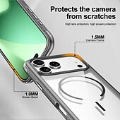 cheap iPhone Cases-Phone Case For Samsung Galaxy 17 Pro Max 17 Air 16 15 14 Pro Max Plus 13 Pro Max Back Cover Magnetic Adsorption Support Wireless Charging Kickstand Non-Yellowing Retro TPU Acrylic