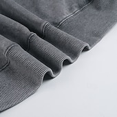 tanie Podstawowe bluzy-Męskie Bluza dresowa Zjechać na pobocze Bluza z kapturem w trudnej sytuacji Morelowy Czarny Rumiany róż Zieleń wojskowa Kawowy Półgolf Równina Codzienny Święto Wyjściowe Zabytkowe Retro Jesień Zima