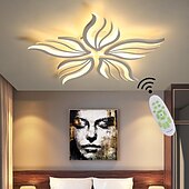 preiswerte Dimmbare Deckenleuchten-dimmbar cluster design deckenleuchten kunststoff künstlerischer stil modern stil neuheit schwarz led modern 110-240 v