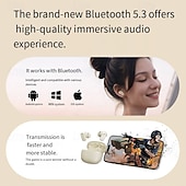 economico Cuffie TWS wireless-Q1 Auricolari True Wireless TWS In-ear Bluetooth 5.3 Sport per Apple Samsung Huawei Xiaomi MI Allenamento in Palestra Campeggio / Escursionismo Trekking Affari d&#039;Ufficio