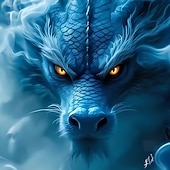  Maglietta 3D da uomo con drago in illusione ottica t-shirt a maniche corte maglietta con stampa 3D girocollo designer esagerato festa horror festività blu arancione verde estate primavera