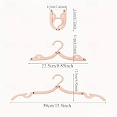 お買い得  フック-10/20個パック ポータブル折りたたみ式旅行用ハンガー ミックスカラー - 省スペースで丈夫なプラスチック製洋服ハンガー 家庭用、小売店用 &amp;旅行用