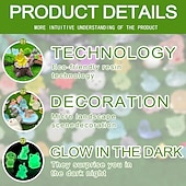 Χαμηλού Κόστους Γλυπτά-μίνι ζώα ρητίνης που φωσφορίζουν στο σκοτάδι, τσάντα μυστηρίου 50/100/200 τεμαχίων με μικροσκοπικές πάπιες, κουνέλια, γάτες, χελώνες και άλλα, χειροτεχνίες DIY, κήπος με νεράιδες, διακόσμηση σπιτιού,