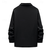 economico Giubbotti Casual-Per uomo Giacca Leggera Giacca Cargo Giacca Casual Vacanza Quotidiano Caldo Tasca Primavera Autunno Semplice Moda Classico Bavero Regolare Nero Rosso Cachi Grigio chiaro Grigio scuro Giacca