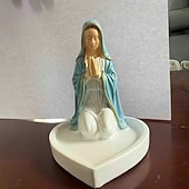 halpa Patsaat-Neitsyt Maria Jeesus rukousnauha haltija pyhä katolinen veistos uskonnollinen siunattu patsas uskonnollinen lahja sopii makuuhuoneeseen olohuoneeseen toimistotyöpöydän koristeluun