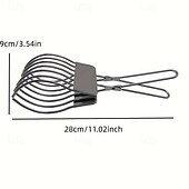 levne Pomůcky na maso-Odolné kuchyňské kleště z nerezové oceli s ergonomickou protiskluzovou rukojetí &amp;víceúčelový gril s vroubkovanou rukojetí, vaření, servírovací kleště na maso, chléb, zeleninu, grilování