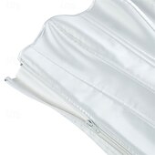 Недорогие Корсеты-Жен. Корсет Корректирующее белье Утягивающее белье Корректирующее белье Сексуальный корсет Мода Секси Чистый цвет Молния Открытая спина Отпуск Для улицы Свидание Без рукавов холодный прием