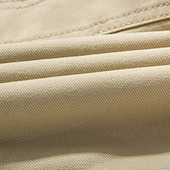 billiga Trenchcoat för män-Herr Fleece-jacka Peacoat Trenchcoat Semester Dagligen Höst Vinter 100 % bomull Håller värmen Ytterkläder Kläder Mode Klassisk Slät Ficka Kavajslag Enkelknäppt