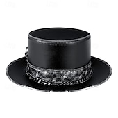 abordables Chapeau Fedora-Homme Chapeau de Soleil Chapeau de Fête Noir EPE Mode Occasionnel Halloween Rue Quotidien Crânes Confortable Respirant