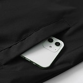 Недорогие спортивные костюмы-Муж. Спортивный костюм из двух частей Комплекты спортивных костюмов Спортивная одежда Застегнуться Светоотражающая лента Однотонный Наборы одежды Весна Черный Белый Тренажерный зал Разрабатывать Бег