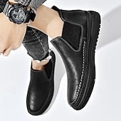 abordables Baskets-Baskets Chelsea grises à enfiler pour homme – Mocassins décontractés à tige basse avec empiècements latéraux élastiques pour un usage quotidien, les déplacements et les tenues décontractées